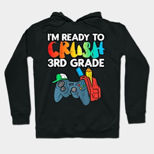 Kids To 3rd Grade Third Video Gamer First Day Hoodie